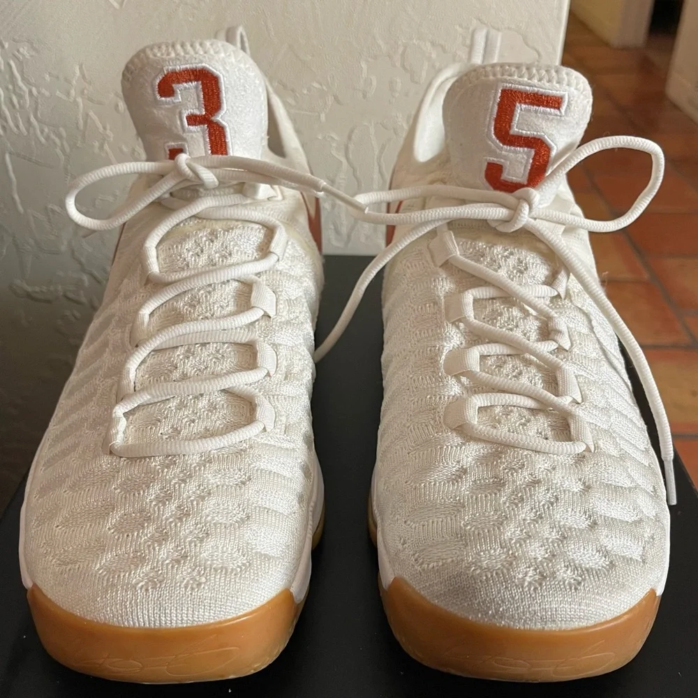 Nike Zoom KD 9 Men’s Size 12 Texas Longhorn Edition Basketball Sneakers - Picture 1 of 16